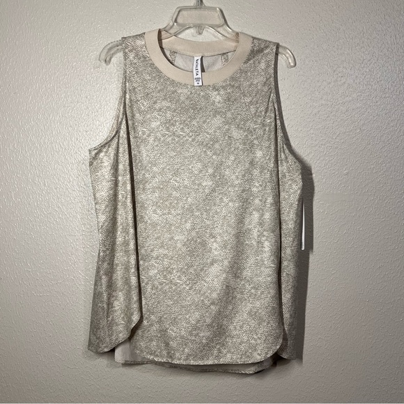 ATHLETA Zephyr Shirt Womens 1X Python Tank Top Lightweight NEW Basic Casual - Picture 9 of 12